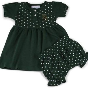 Two Feet Ahead Vestido de bebé niña con corazones a juego - Traje infantil con licencia oficial