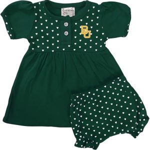 Two Feet Ahead Vestido de bebé niña con corazones a juego - Traje infantil con licencia oficial