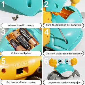 Juguete de Cangrejo que Gatea para Bebé