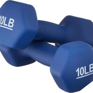 Mancuerna de entrenamiento de fácil agarre, con revestimiento de neopreno, disponibles en varios juegos y pesos