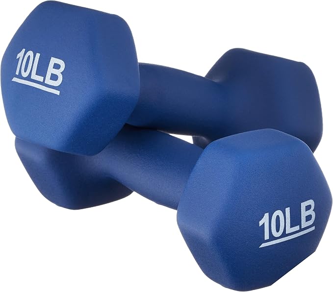 Mancuerna de entrenamiento de fácil agarre, con revestimiento de neopreno, disponibles en varios juegos y pesos - Imagen 5
