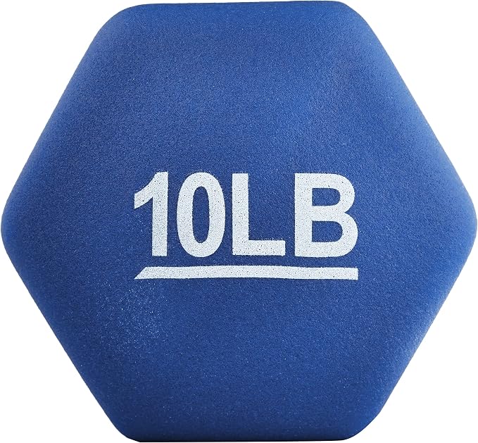 Mancuerna de entrenamiento de fácil agarre, con revestimiento de neopreno, disponibles en varios juegos y pesos - Imagen 3